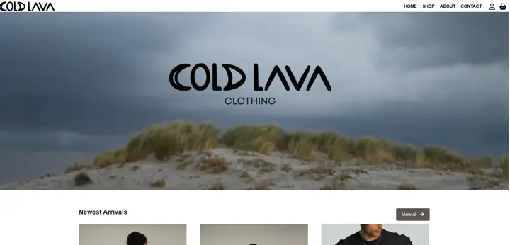 Cold Lava Clothing webshop