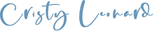 Logo Cristyleonard art - twoscript kleuren